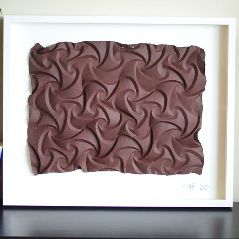 Persimmon Shield — 20 x 26 x 2 inches